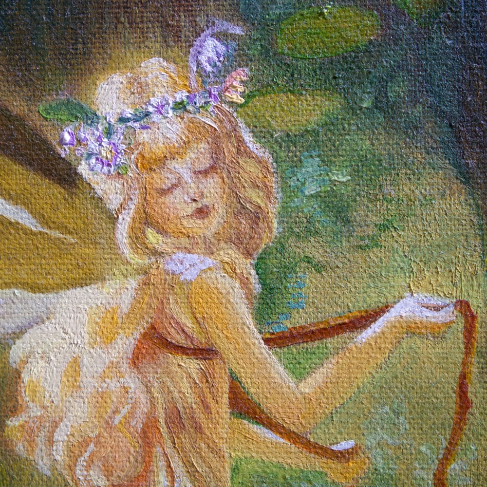 Close-up detail of Fairy Garden