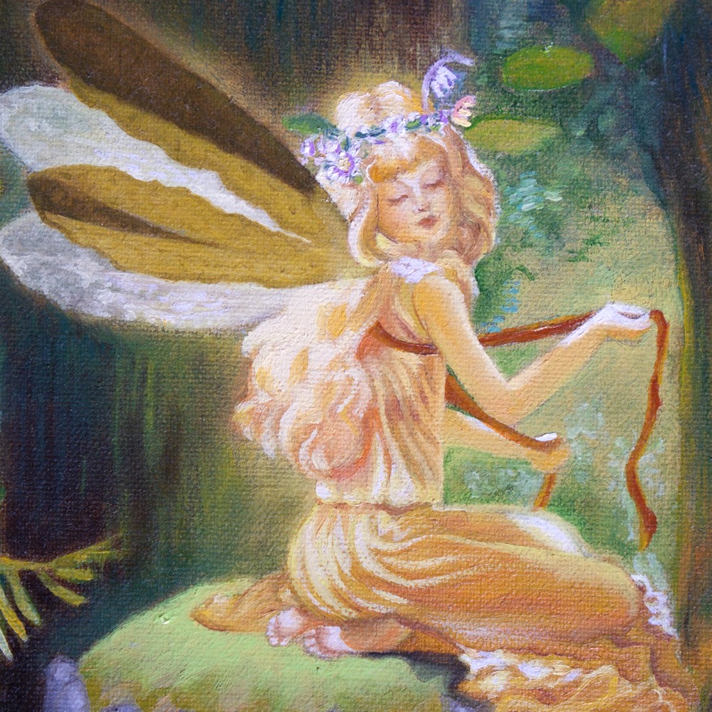 Third close-up detail of Fairy Garden