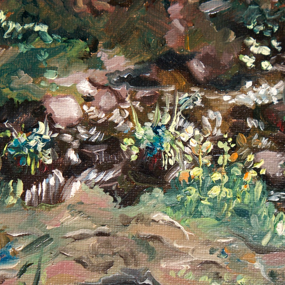 Close-up detail of Summer Stream