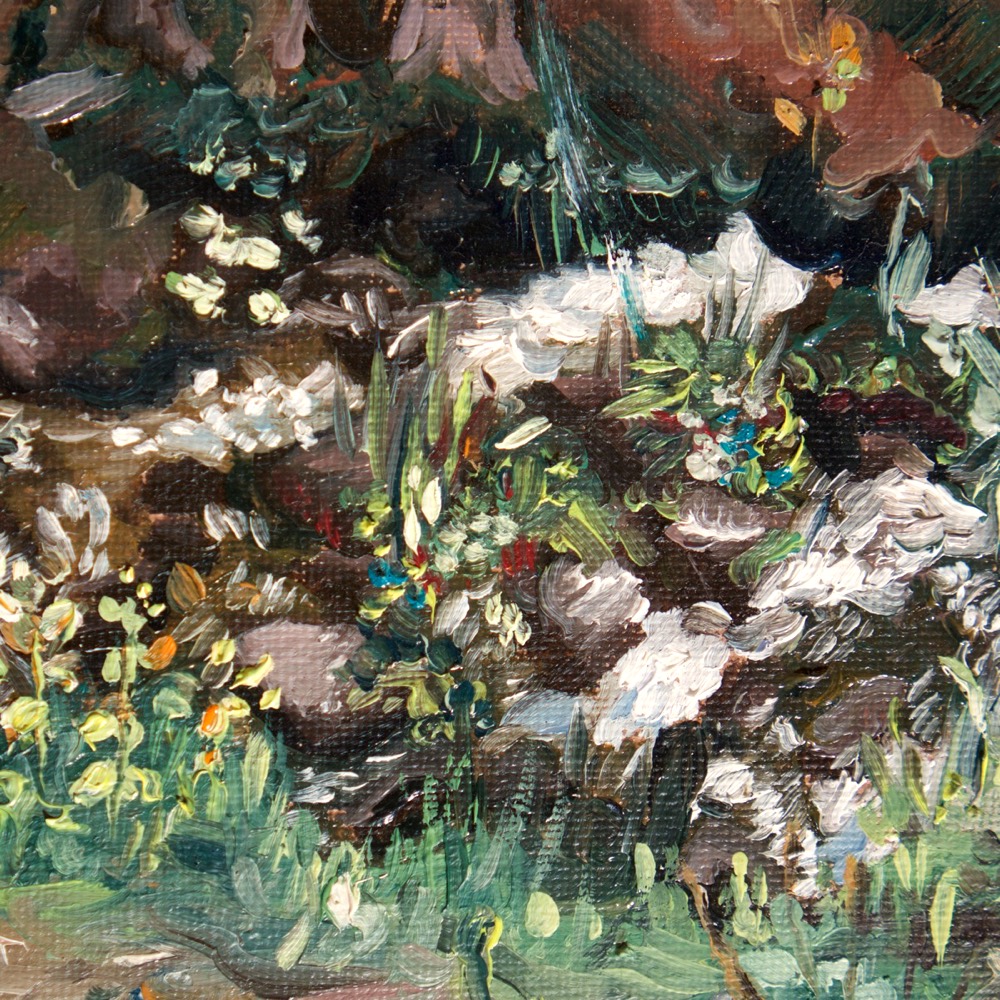 Third close-up detail of Summer Stream