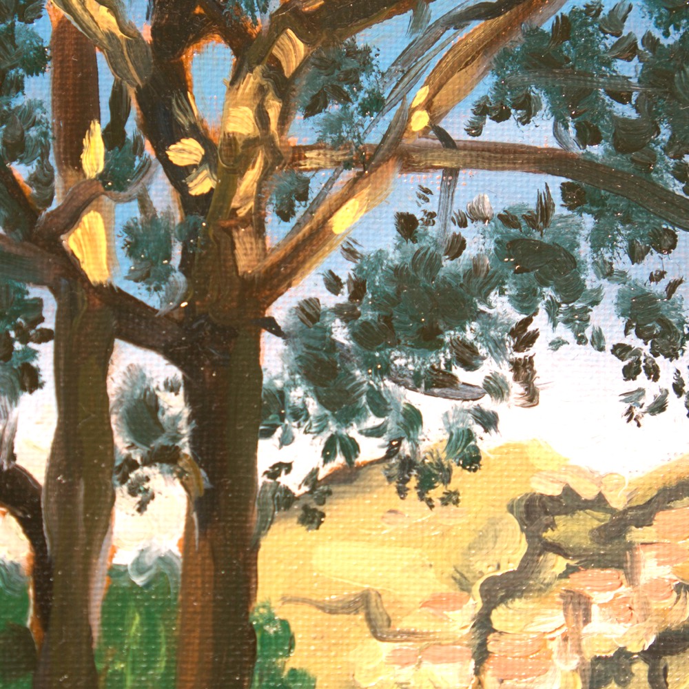Close-up detail of The Wonders of Tuscany