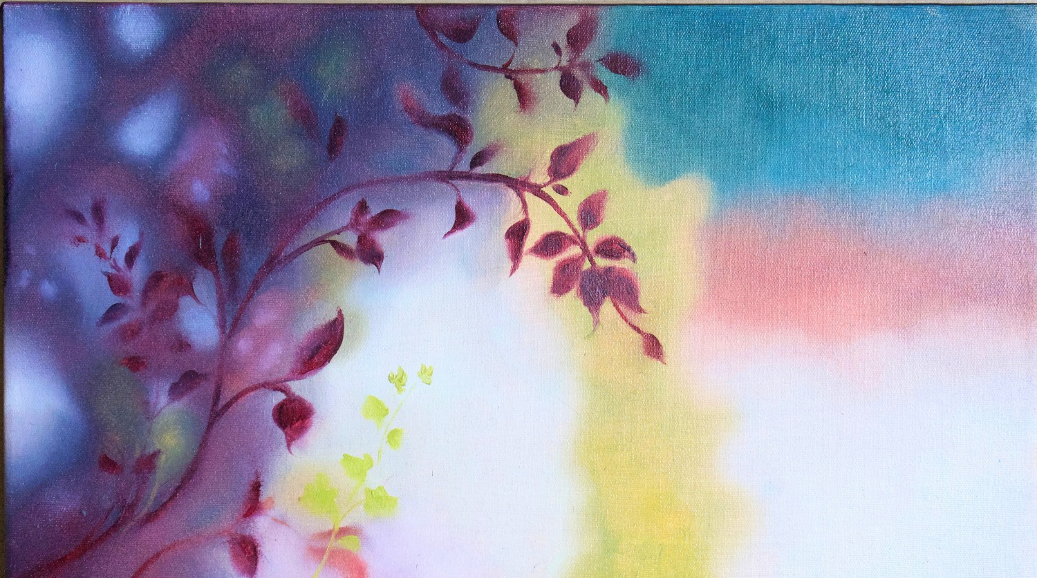 Finished Twilight Vine painting